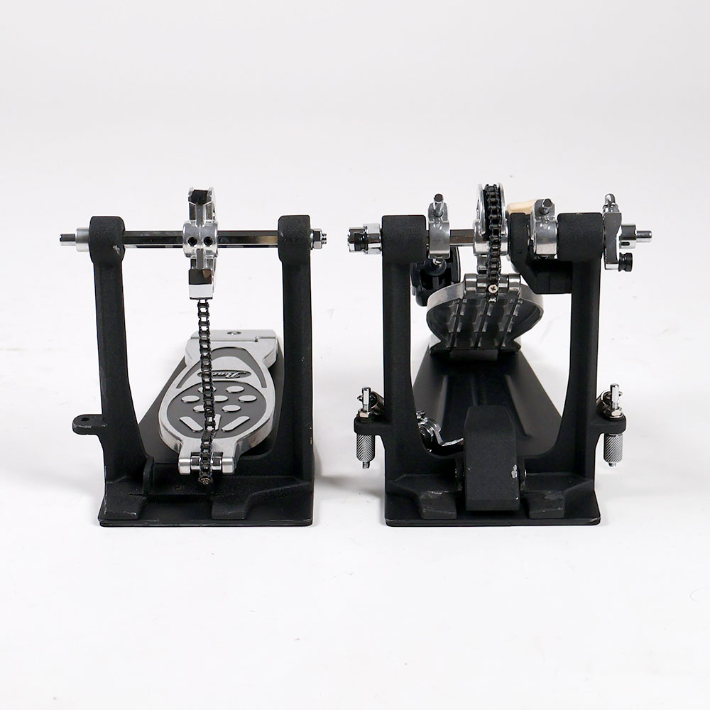 【中古】 ドラムツインペダル パール Pearl P-122TW ツインペダル ドラムペダル 前面