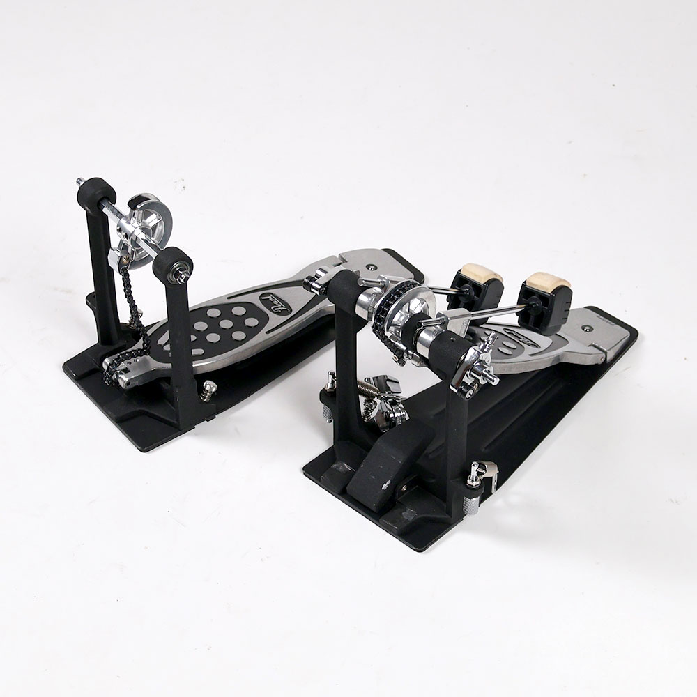 【中古】 ドラムツインペダル パール Pearl P-122TW ツインペダル ドラムペダル 全体