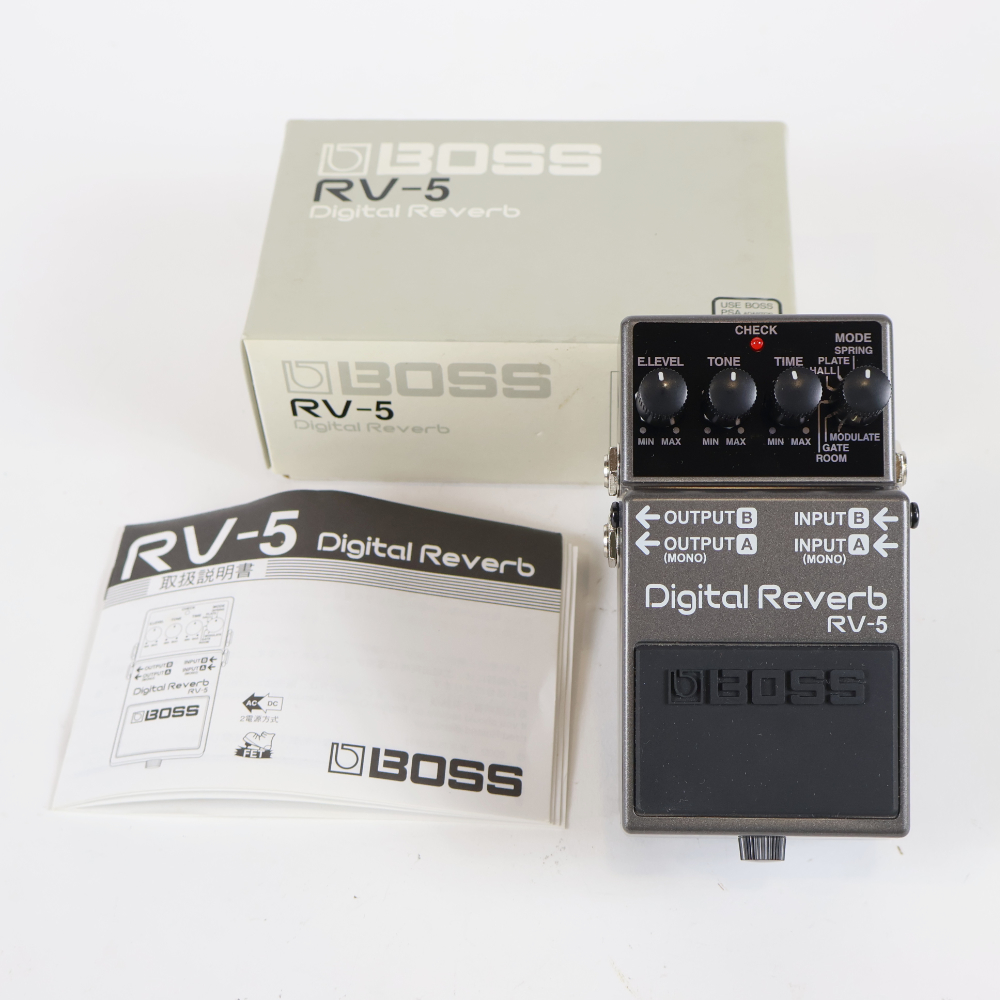 【中古】デジタルリバーブ エフェクター BOSS RV-5 Digital Reverb ボス リヴァーブ エフェクター
