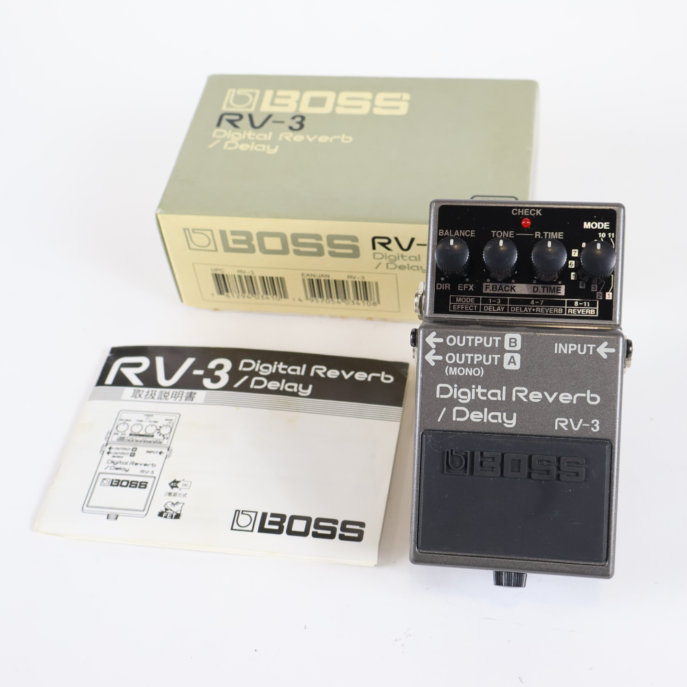 【中古】 デジタルリバーブ ディレイ エフェクター BOSS RV-3 Digital Reverb Delay ボス ギターエフェクター