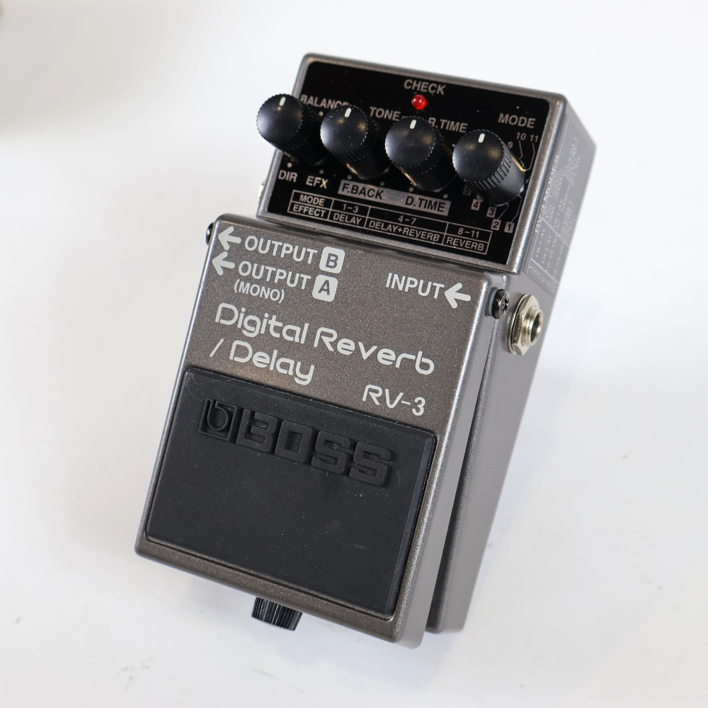 【中古】 デジタルリバーブ ディレイ エフェクター BOSS RV-3 Digital Reverb Delay ボス ギターエフェクター 詳細画像