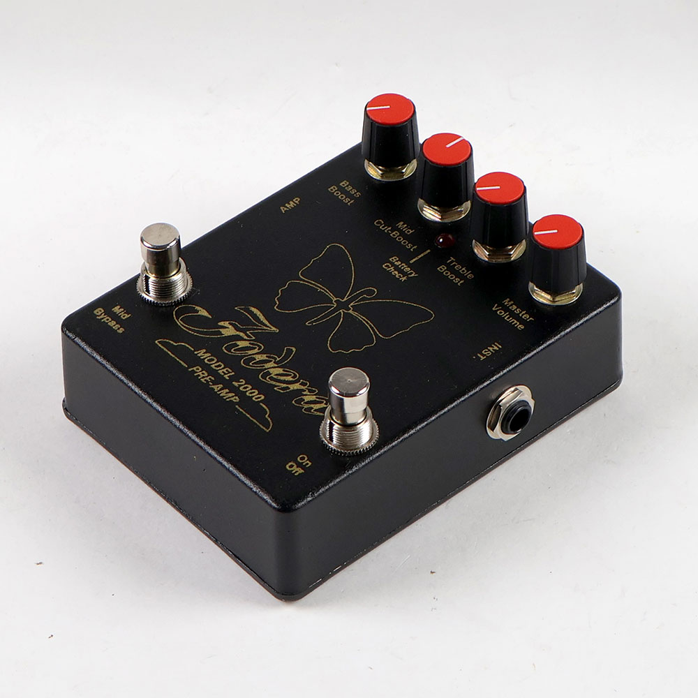 【中古】Fodera フォデラ MODEL 2000 PRE-AMP ベース用プリアンプ ベースエフェクター 全体