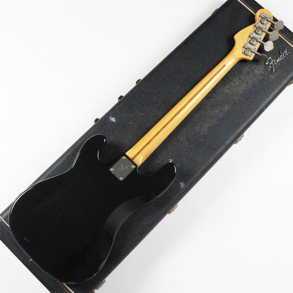 【中古】 Fender USA フェンダー PRECISION BASS フレットレス 1980年製 70年代ネック Black プレシジョンベース エレキベース ボディバック画像 