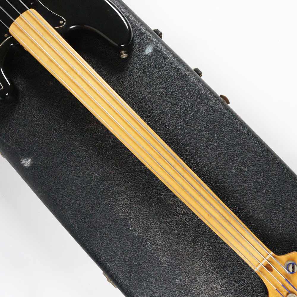 【中古】 Fender USA フェンダー PRECISION BASS フレットレス 1980年製 70年代ネック Black プレシジョンベース エレキベース ネック