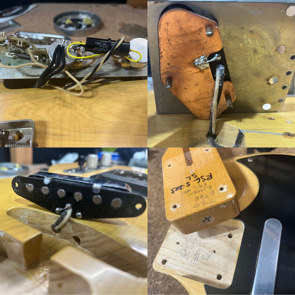 【中古】 エレキギター RS Guitarworks STEE Blackguard Played But Loved (Medium Aged相当）Butterscotch 2013年製 SG meets Tele 内部 