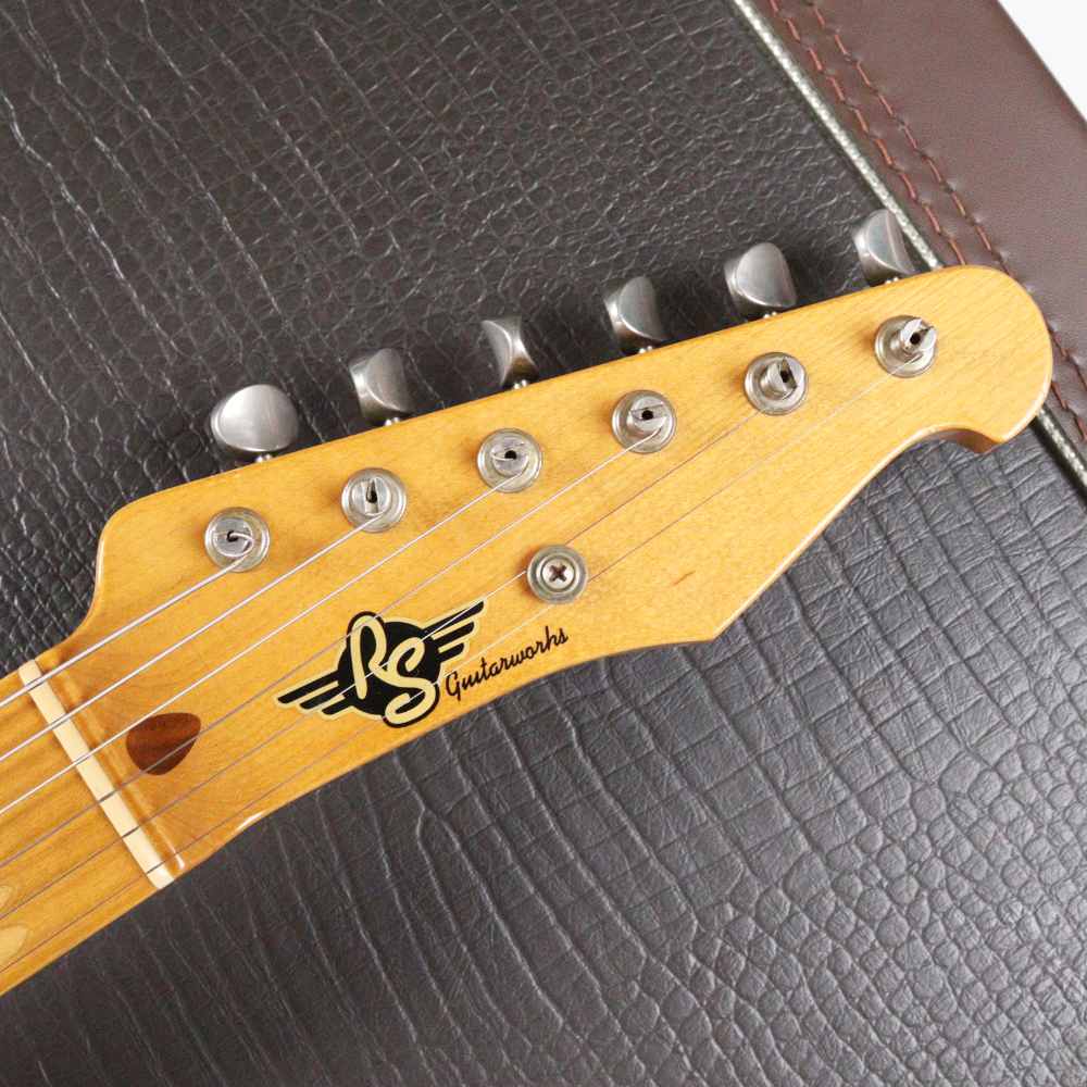 【中古】 エレキギター RS Guitarworks STEE Blackguard Played But Loved (Medium Aged相当）Butterscotch 2013年製 SG meets Tele ヘッド画像