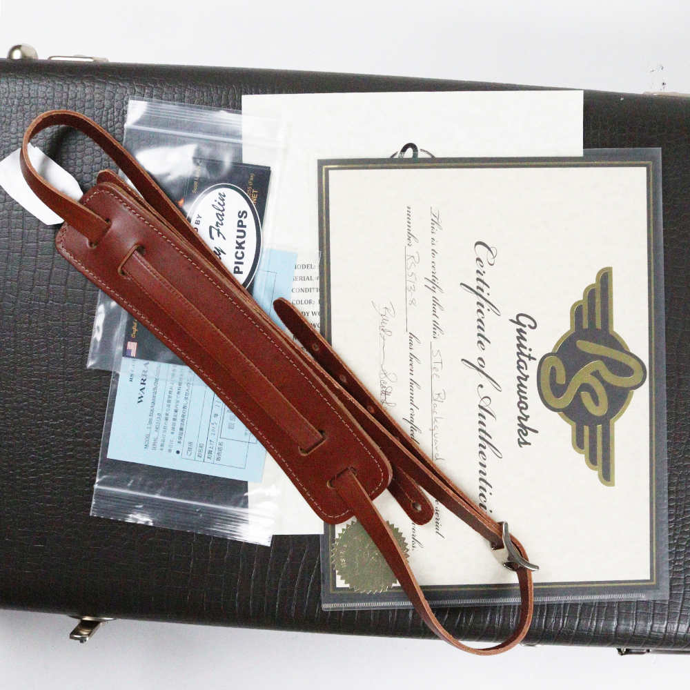 【中古】 エレキギター RS Guitarworks STEE Blackguard Played But Loved (Medium Aged相当）Butterscotch 2013年製 SG meets Tele 付属品画像