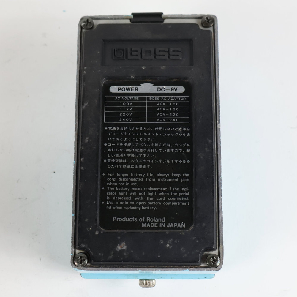 【中古】 コーラス ボス BOSS CE-2 Chorus エフェクター Made in Japan 銀ネジ ギターエフェクター 底面