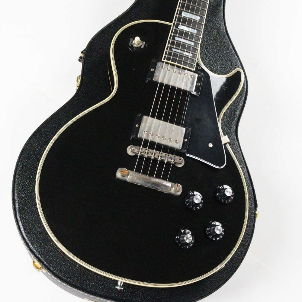【中古】 エレキギター Gibson Custom Shop Murphy Lab 1968 Les Paul Custom Ebony Ultra Light Aged Nickel Hardware 2024年製 4.04kg 軽量個体 ギブソン マーフィーラボ レスポールカスタム ボディ画像 