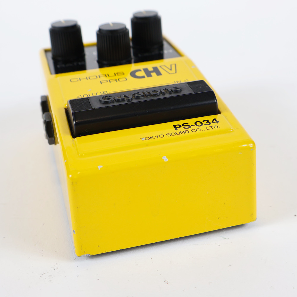 【中古】 コーラス エフェクター Guyatone グヤトーン PS-034 CHORUS PRO CHV ギターエフェクター 側面
