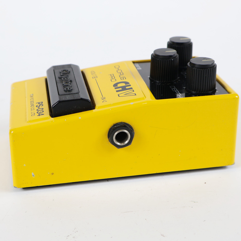 【中古】 コーラス エフェクター Guyatone グヤトーン PS-034 CHORUS PRO CHV ギターエフェクター 側面