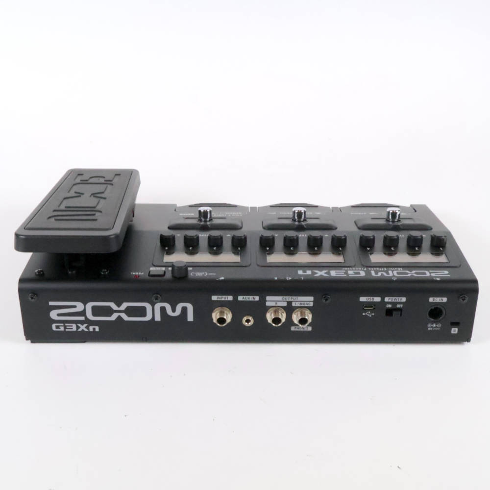 【中古】 マルチエフェクター ズーム ZOOM G3Xn エクスプレッションペダル付き 背面