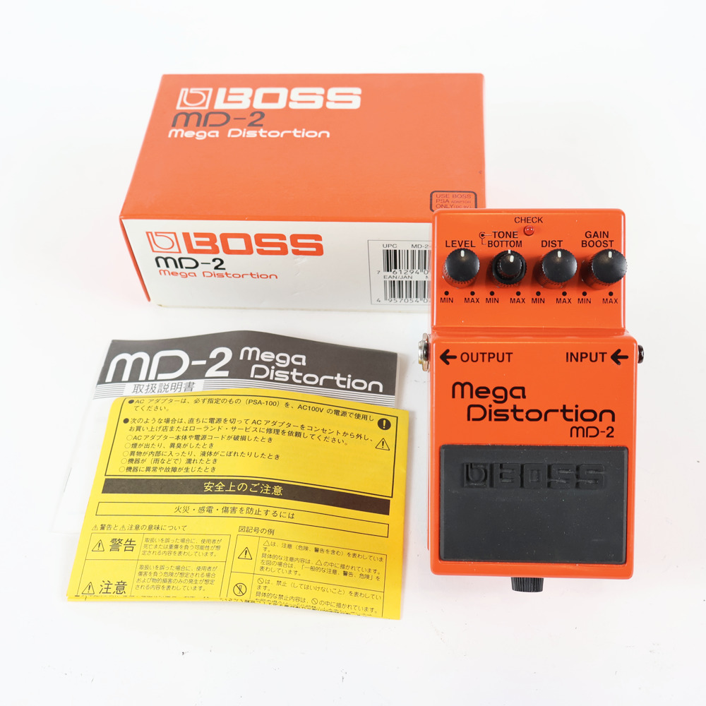 【中古】メガディストーション エフェクター BOSS MD-2 Mega Distortion ギターエフェクター ディストーション