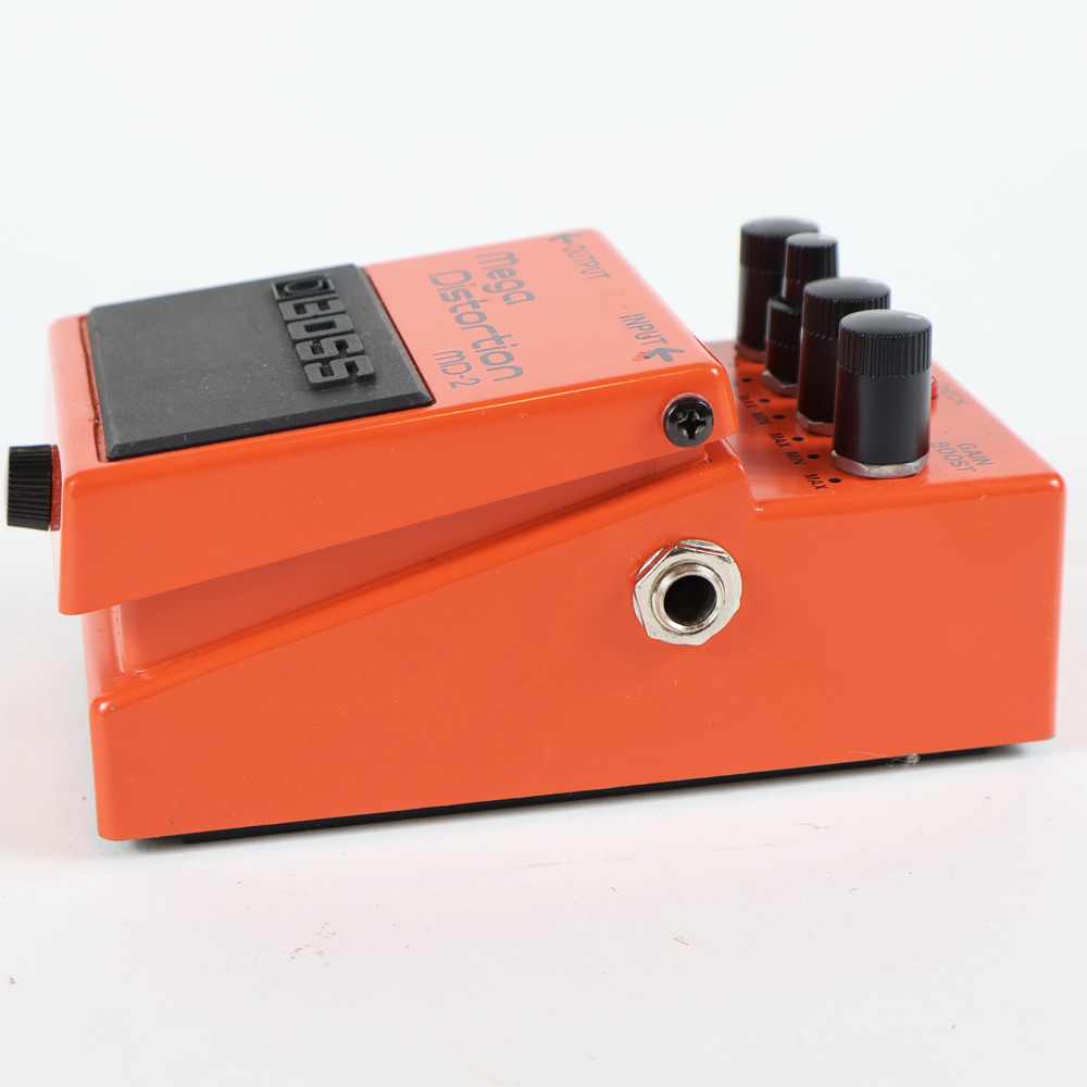 【中古】メガディストーション エフェクター BOSS MD-2 Mega Distortion ギターエフェクター ディストーション 側面