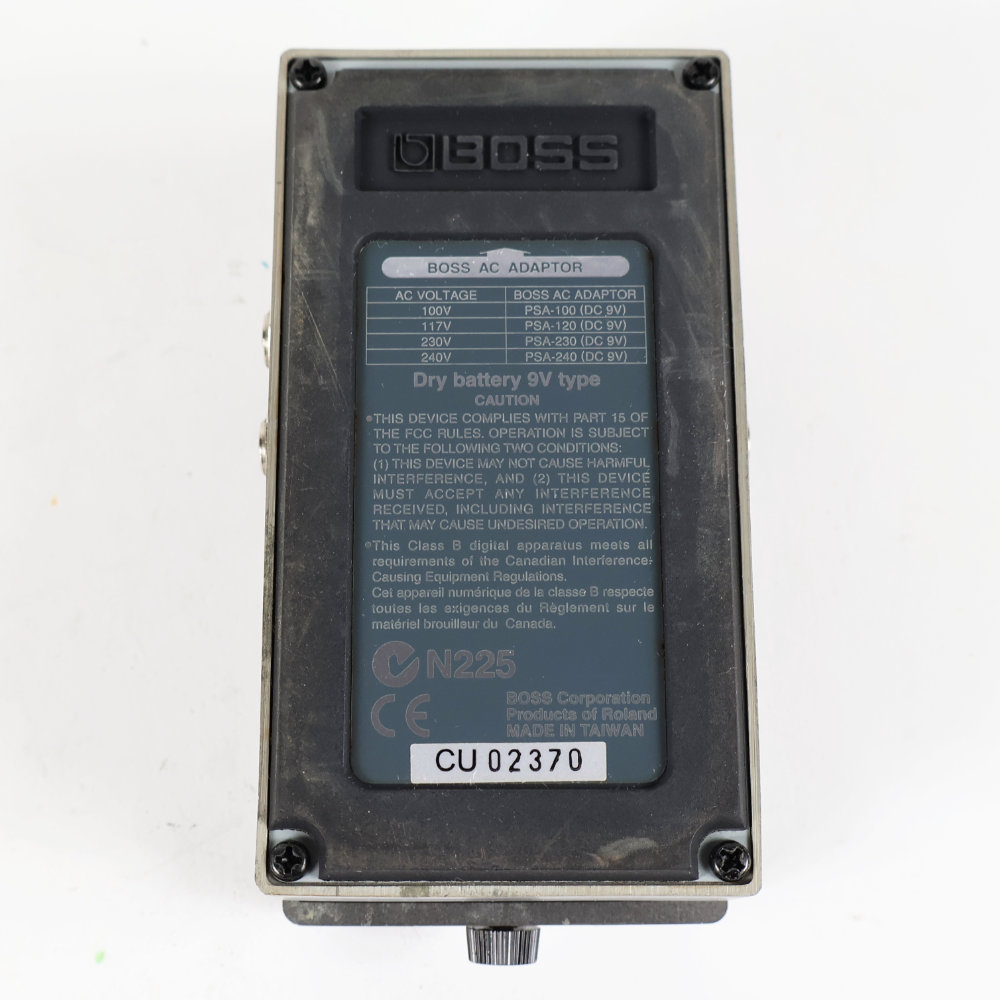 【中古】デジタルリバーブ エフェクター BOSS RV-5 Digital Reverb ボス リヴァーブ エフェクター 底面