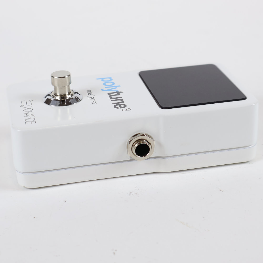 【中古】 チューナー tc electronic PolyTune 3 バッファー内蔵 ポリフォニックチューナー ポリチューン ペダルチューナー 側面