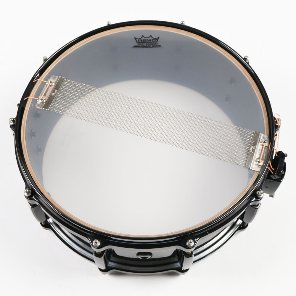 【中古】 スネアドラム パール Pearl CMN1455S/B Carbonply Maple 14x5.5 本体画像 裏 
