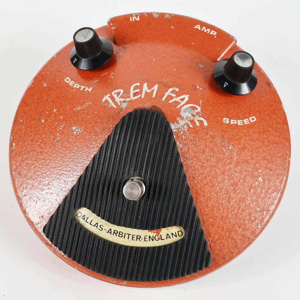 【中古】トレモロ エフェクター DALLAS ARBITER ENGLAND TREM FACE 1970年代 ギターエフェクター