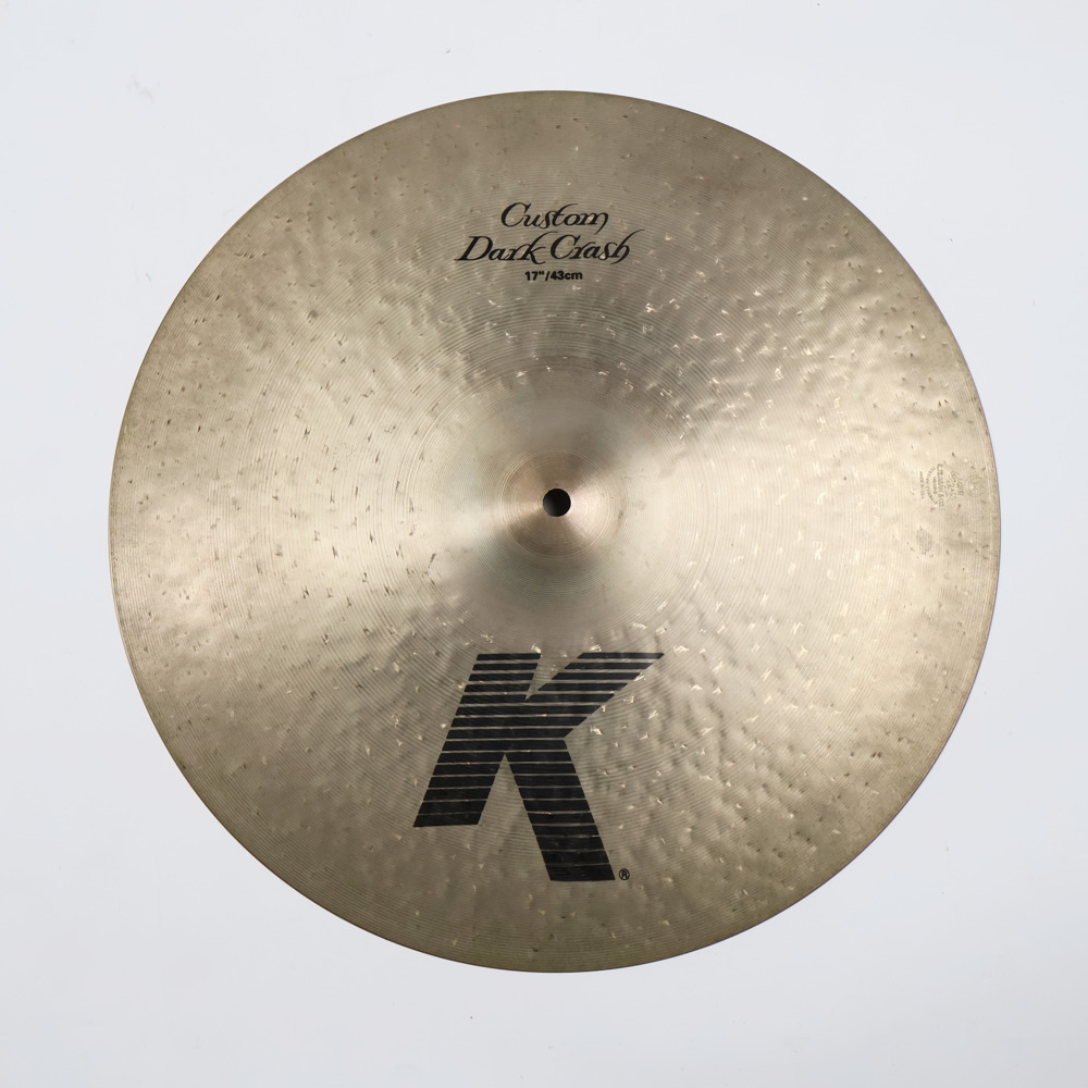 【中古】 クラッシュシンバル ジルジャン ZILDJIAN K.Zildjian Custom Dark Crash 17インチ