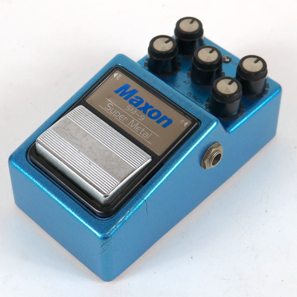 【中古】 ディストーション スーパーメタル Maxon SM-9 Super Metal ギターエフェクター ディストーション 右サイド
