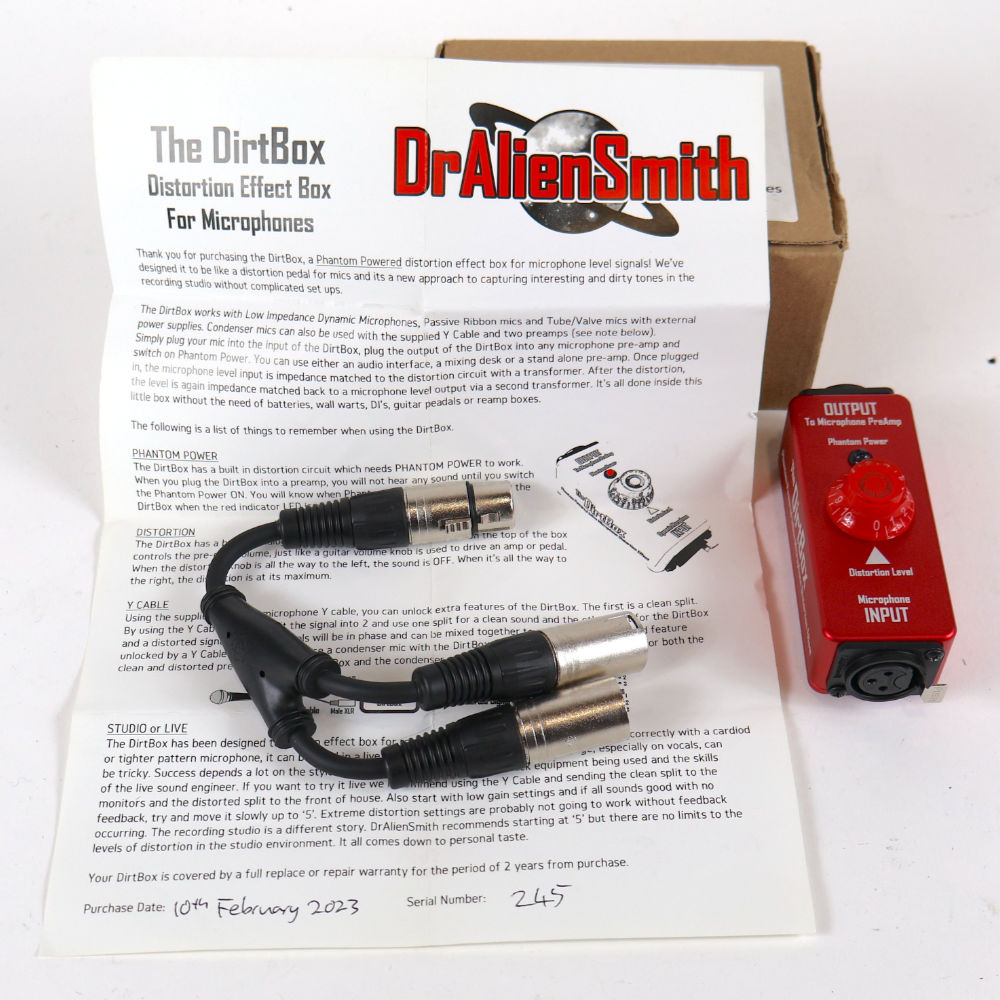 【中古】 ディストーション DrAlienSmith The DirtBox 付属品
