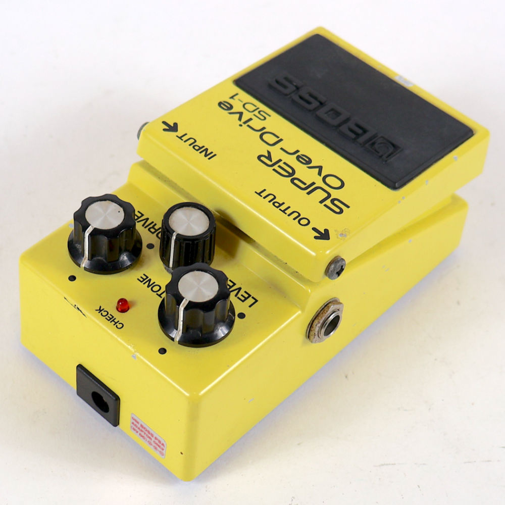 【中古】 スーパーオーバードライブ エフェクター BOSS SD-1 Super Over Drive ギターエフェクター 左サイド