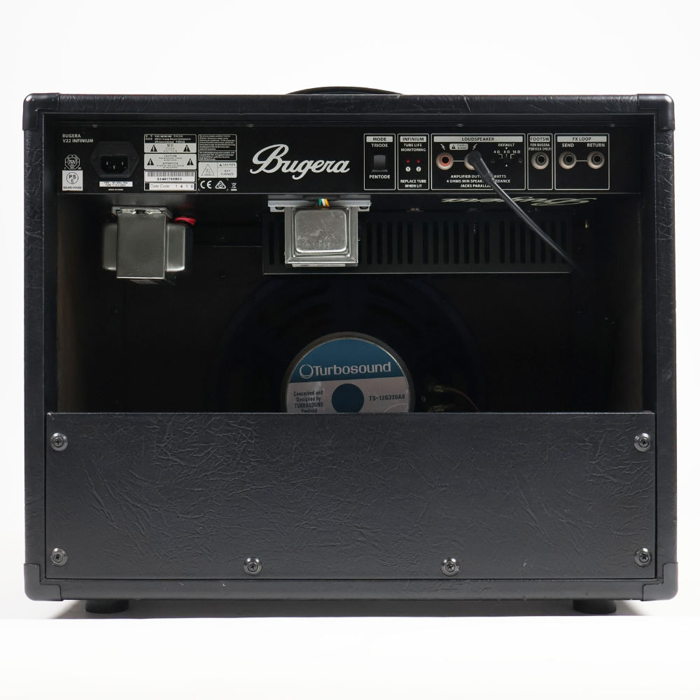 【中古】 ギターアンプ BUGERA ブゲラ V22 INFINIUM 真空管アンプ EL84管を使用した20Wクラスフルチューブアンプ 本体画像 裏 