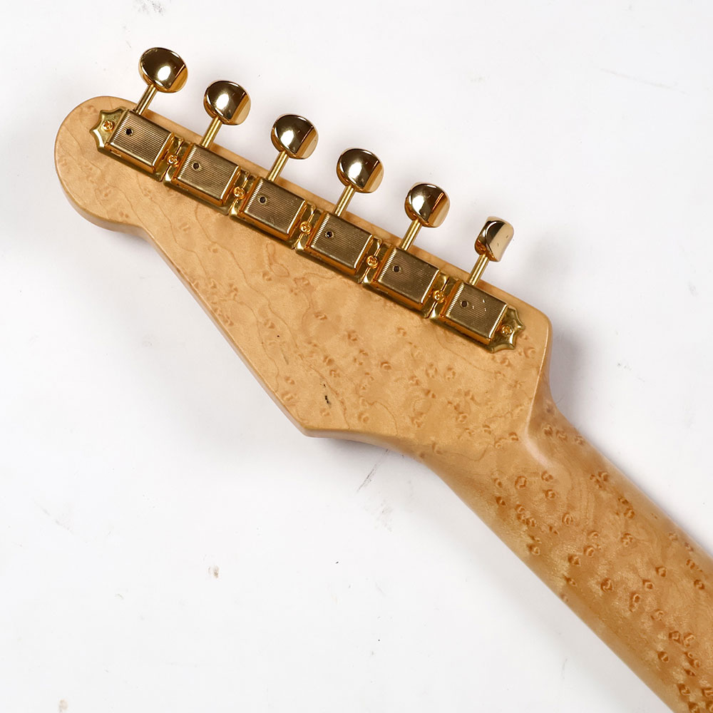 【中古】 エレキギター J.W.Black JWB-T 60th Anniversary 2TSB Soft Aged Abby’sピックアップ搭載 3.02kg テレキャスタータイプ JWブラック アビゲイル・イバラピックアップ バーズアイメイプルネック ヘッド