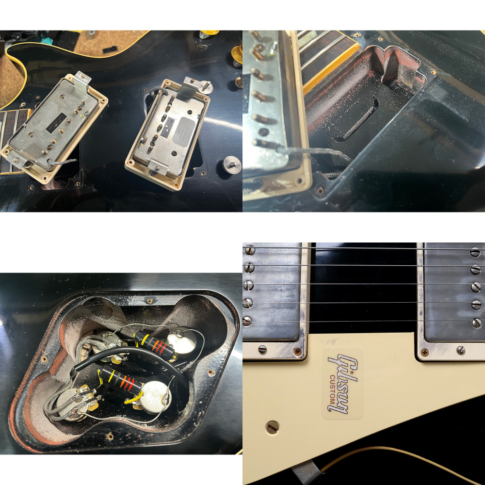 【中古】 エレキギター Gibson Custom Shop Historic Collection 1957 Les Paul Standard All Ebony VOS 2018年製 4.02kg ギブソン レスポール オールエボニー ヒスコレ ピックアップ