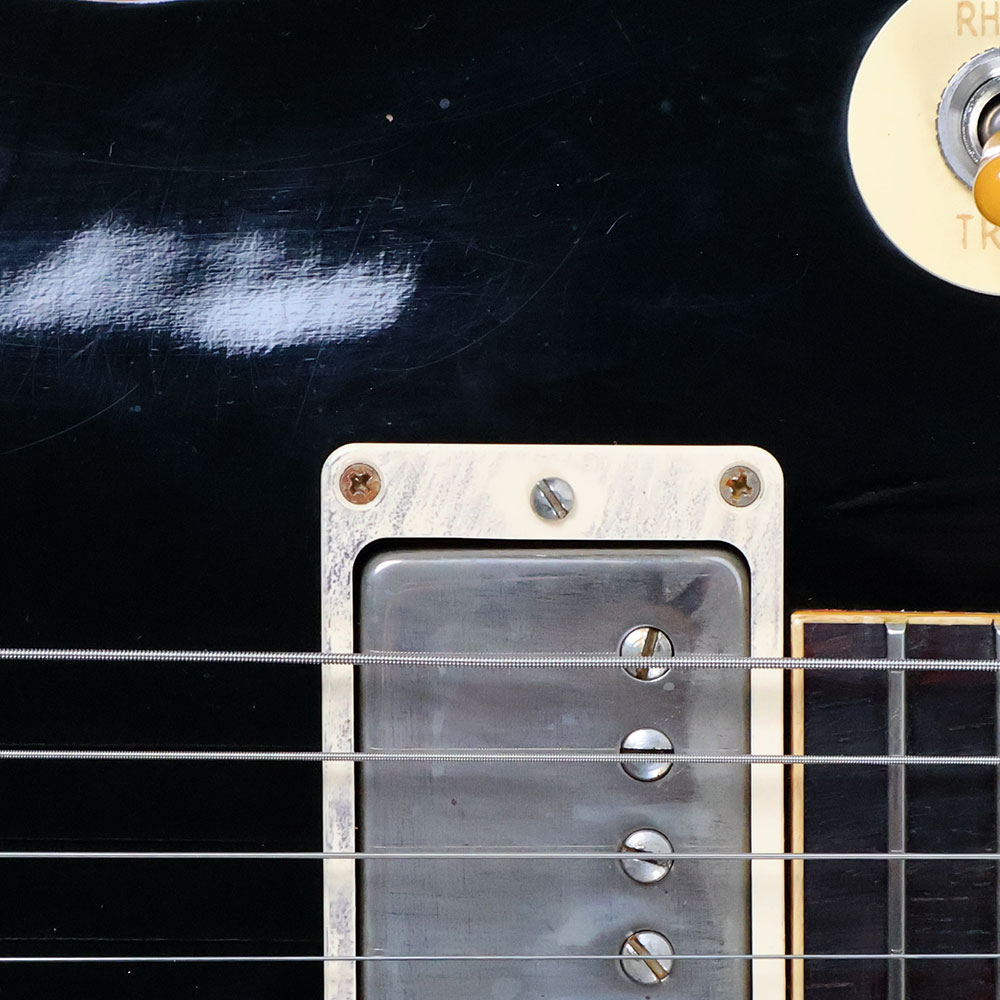 【中古】 エレキギター Gibson Custom Shop Historic Collection 1957 Les Paul Standard All Ebony VOS 2018年製 4.02kg ギブソン レスポール オールエボニー ヒスコレ 傷