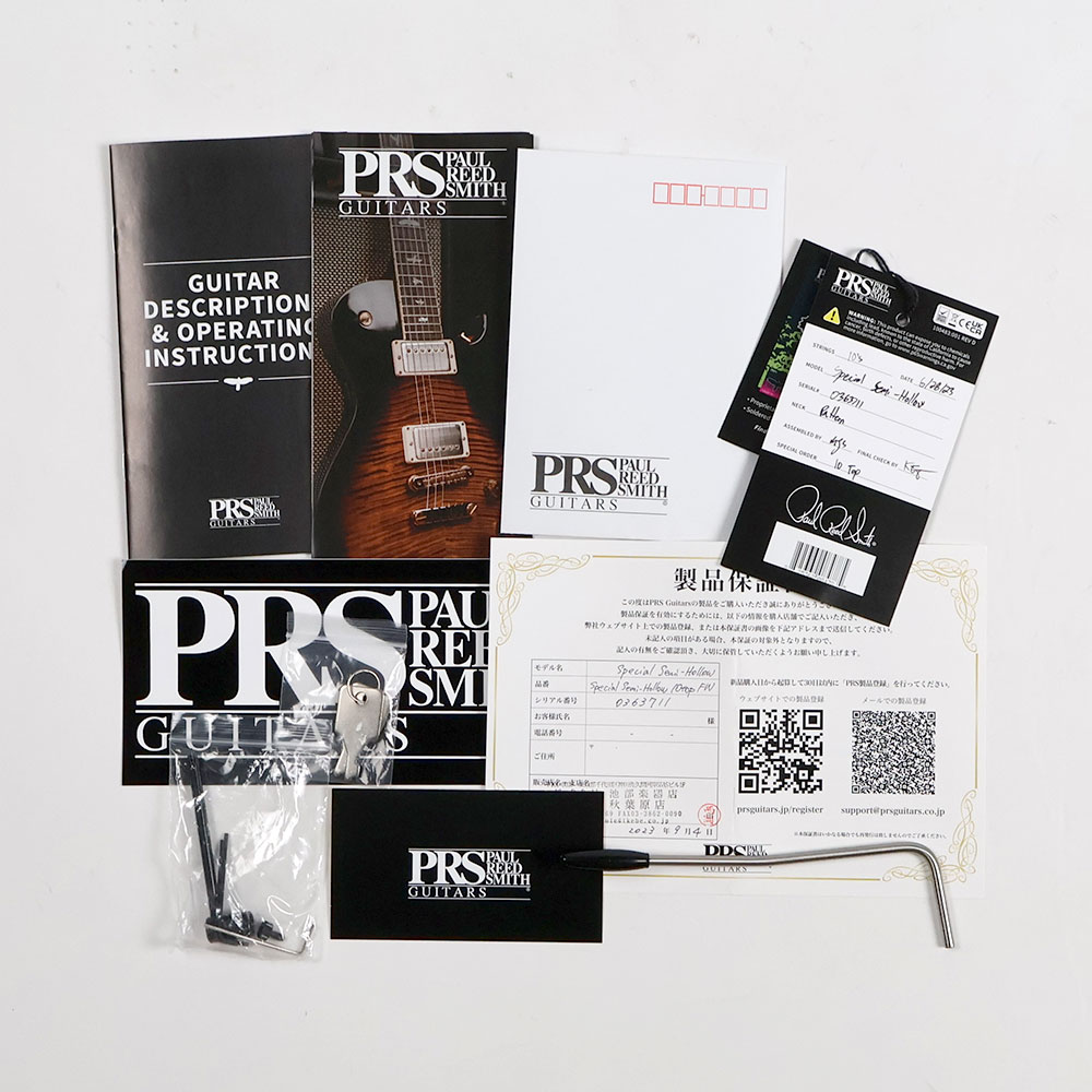 【中古】 エレキギター PRS Special Semi-Hollow 10Top Faded Whale Blue 2023年製 スペシャルセミホロウ Paul Reed Smith ポールリードスミス フェイデッドホエールブルー 付属品