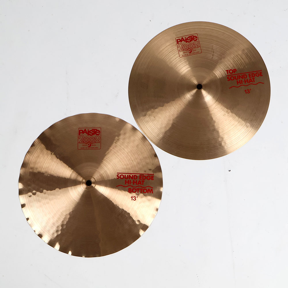 中古】 ハイハットシンバル ペア パイステ PAISTE 2002 Sound Edge Hi