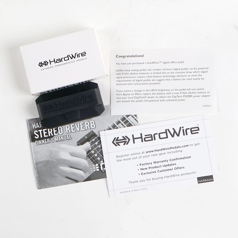 【中古】 リバーブ エフェクター DigiTech HardWire RV-7 Stereo Reverb デジテック ギターエフェクター 付属品