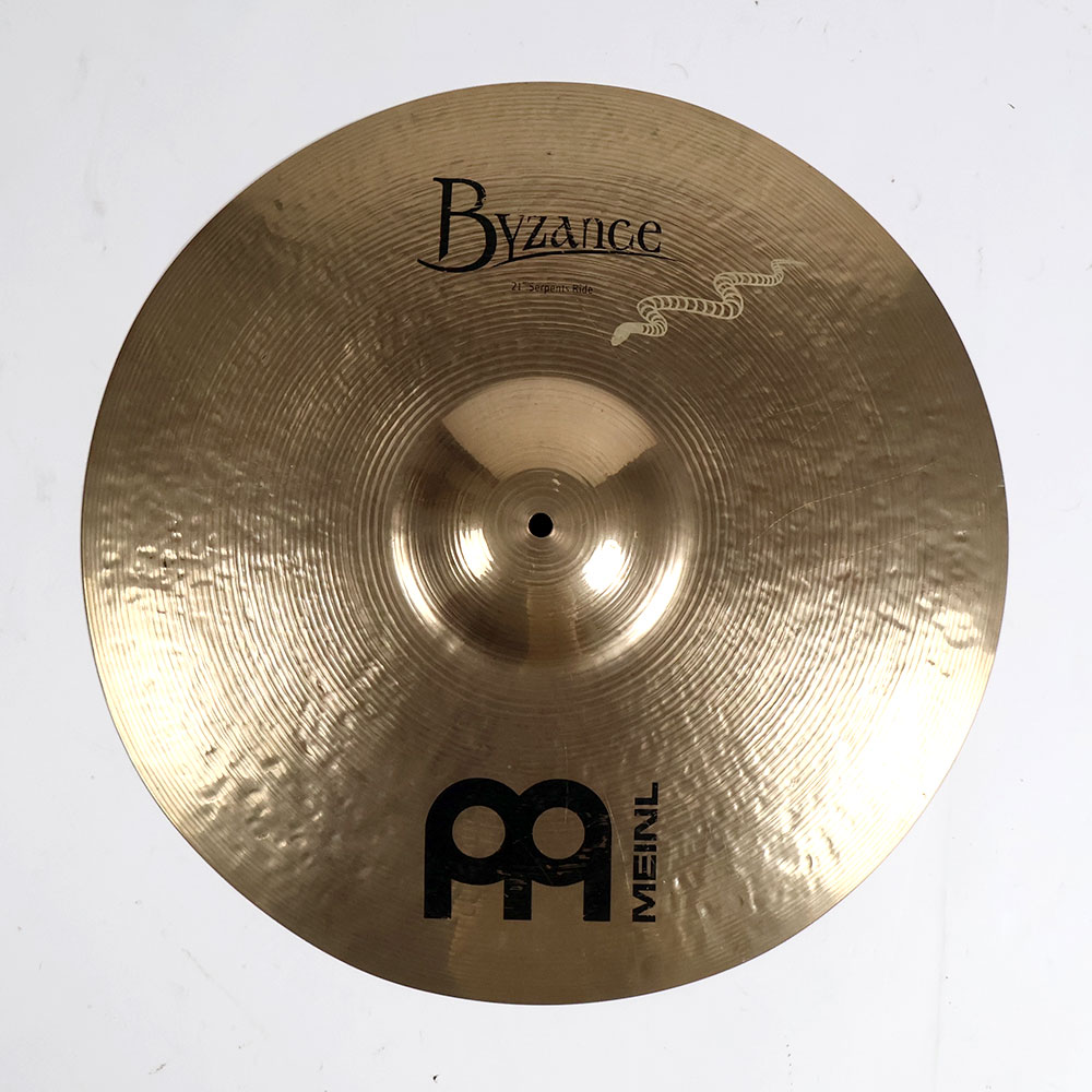【中古】 ライドシンバル マイネル MEINL Byzance Brilliant Serpents Ride 21インチ Derek Roddy’s signature