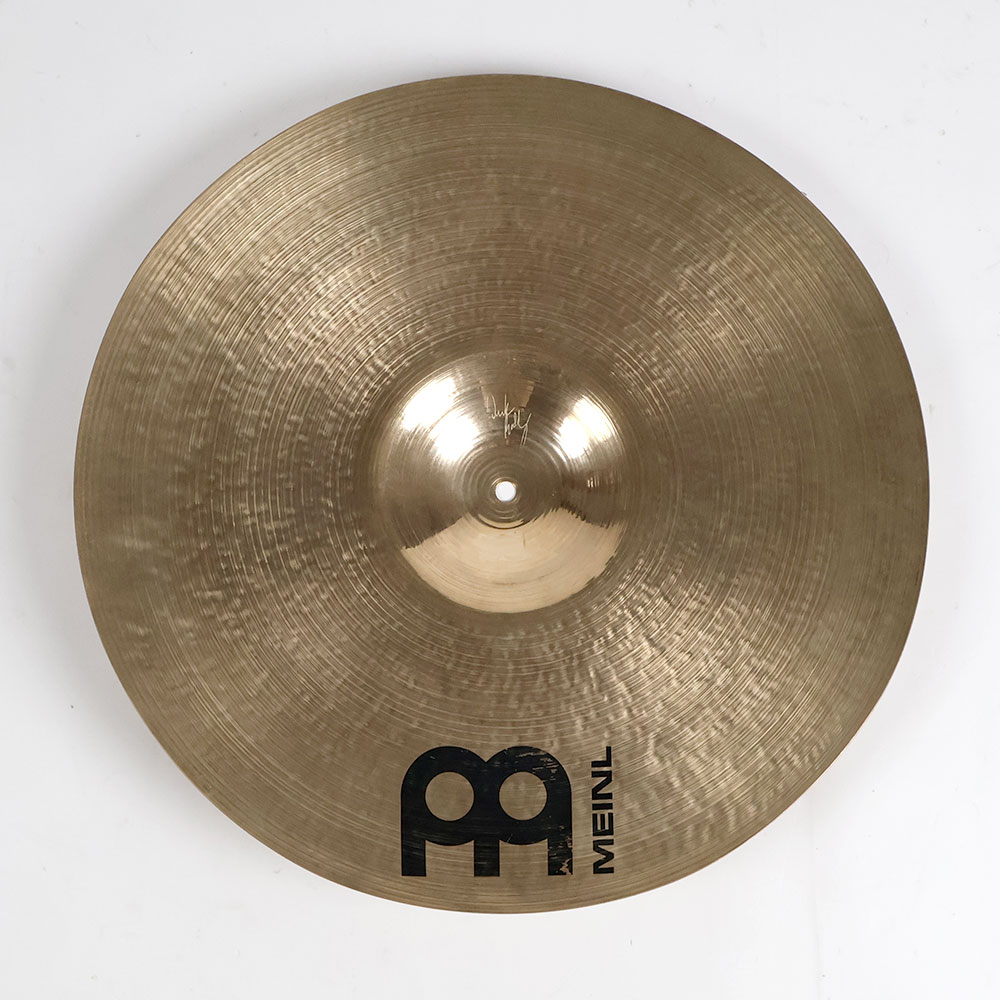 【中古】 ライドシンバル マイネル MEINL Byzance Brilliant Serpents Ride 21インチ Derek Roddy’s signature 裏面