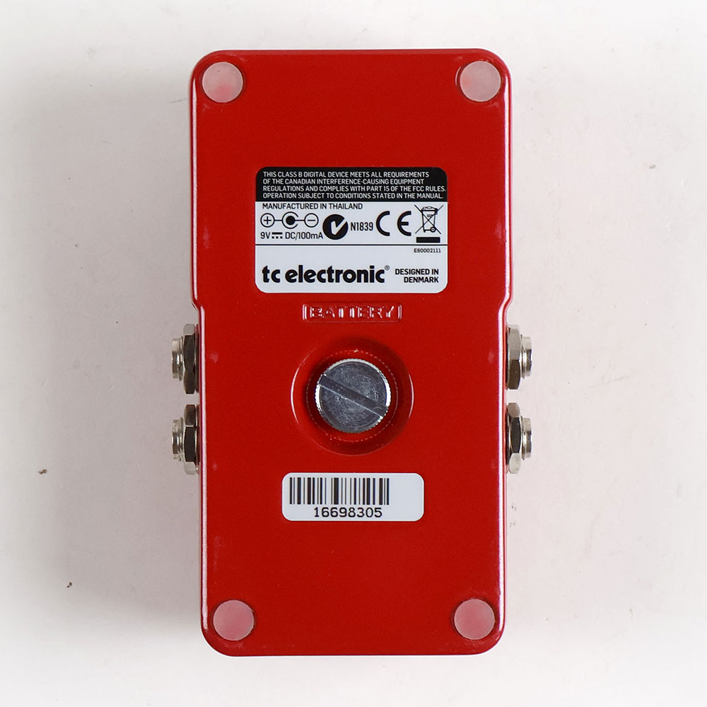 【中古】 リバーブ エフェクター tc electronic HALL OF FAME REVERB 裏面