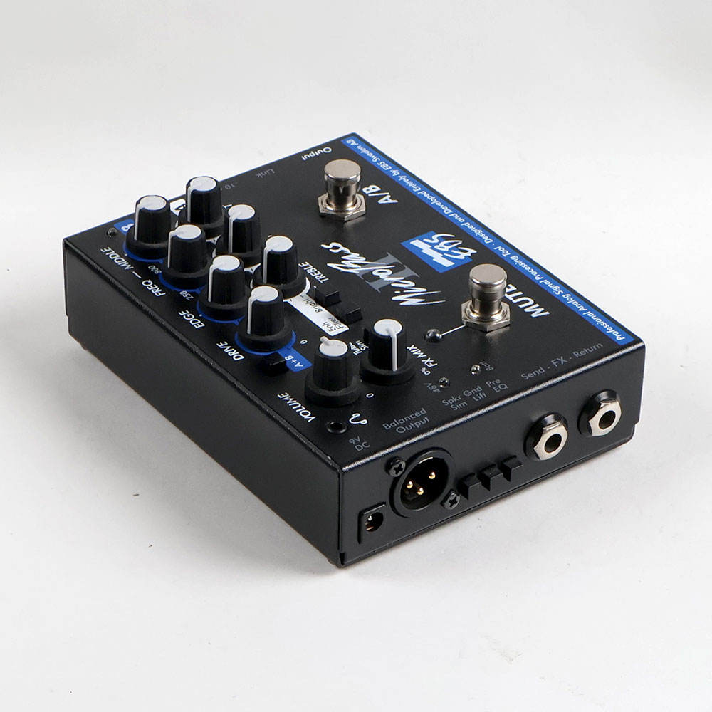 【中古】 ベースプリアンプ EBS Micro Bass II 全体