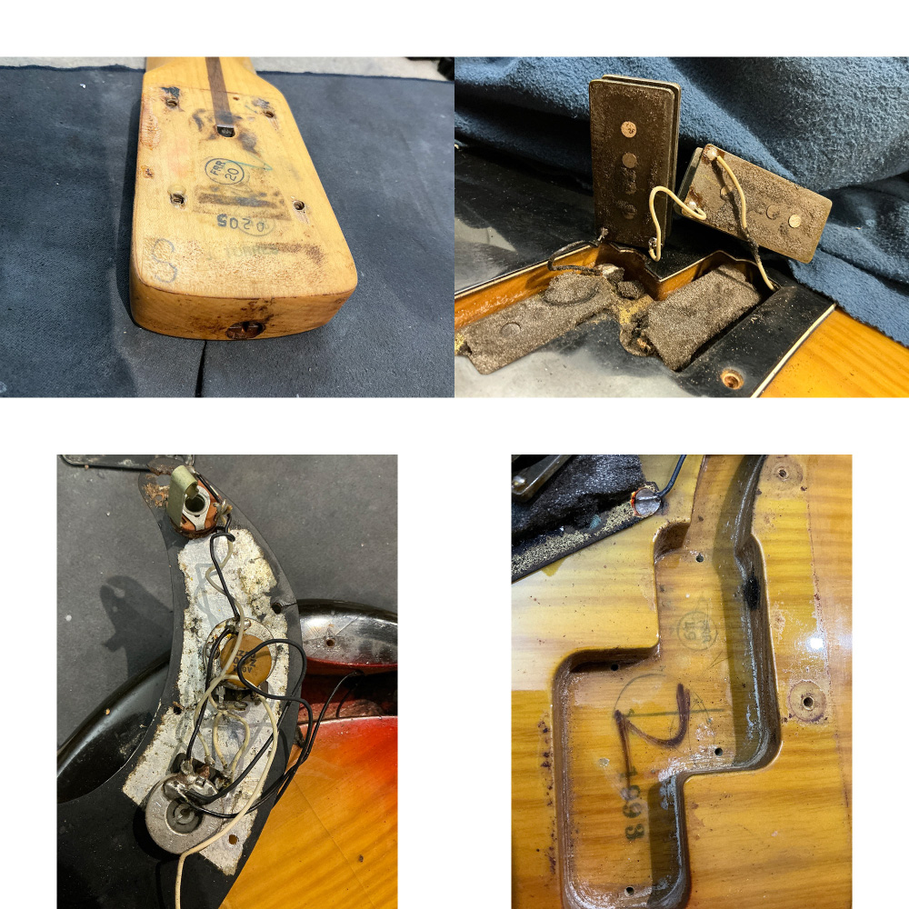 【中古】 Fender USA フェンダー PRECISION BASS 1970年代後期 プレシジョンベース エレキベース ネック、ピックアップ