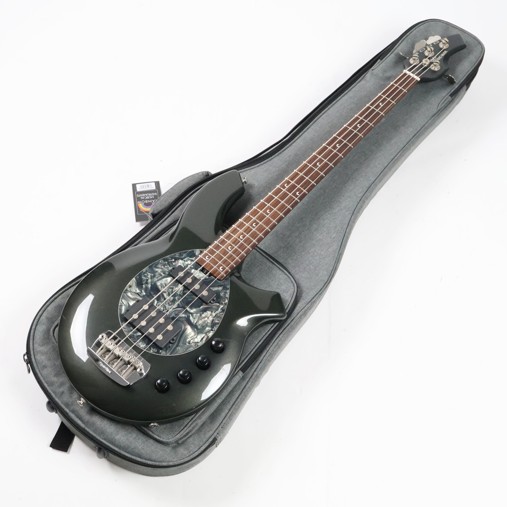 【中古】MUSIC MAN ミュージックマン BONGO4 HS Piezo Sapphire Black 2003年製 エレキベース
