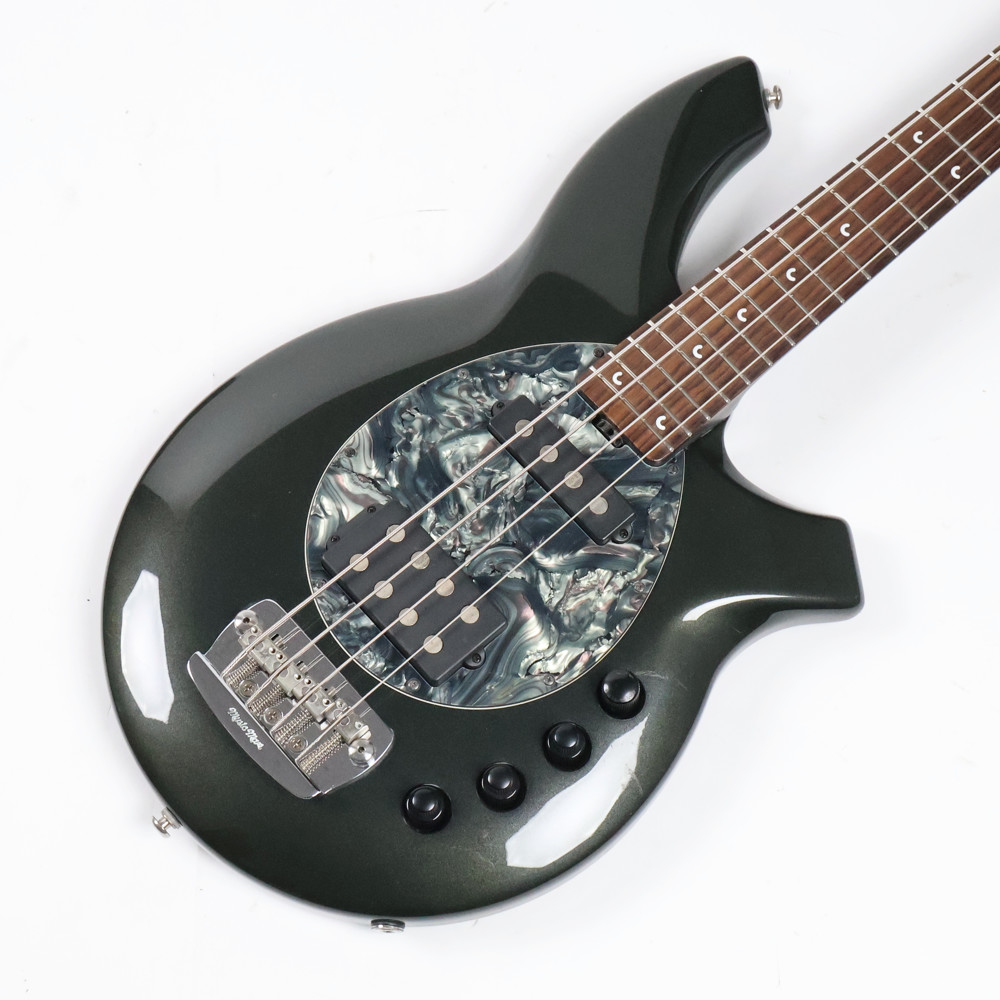 【中古】MUSIC MAN ミュージックマン BONGO4 HS Piezo Sapphire Black 2003年製 エレキベース ボディトップ