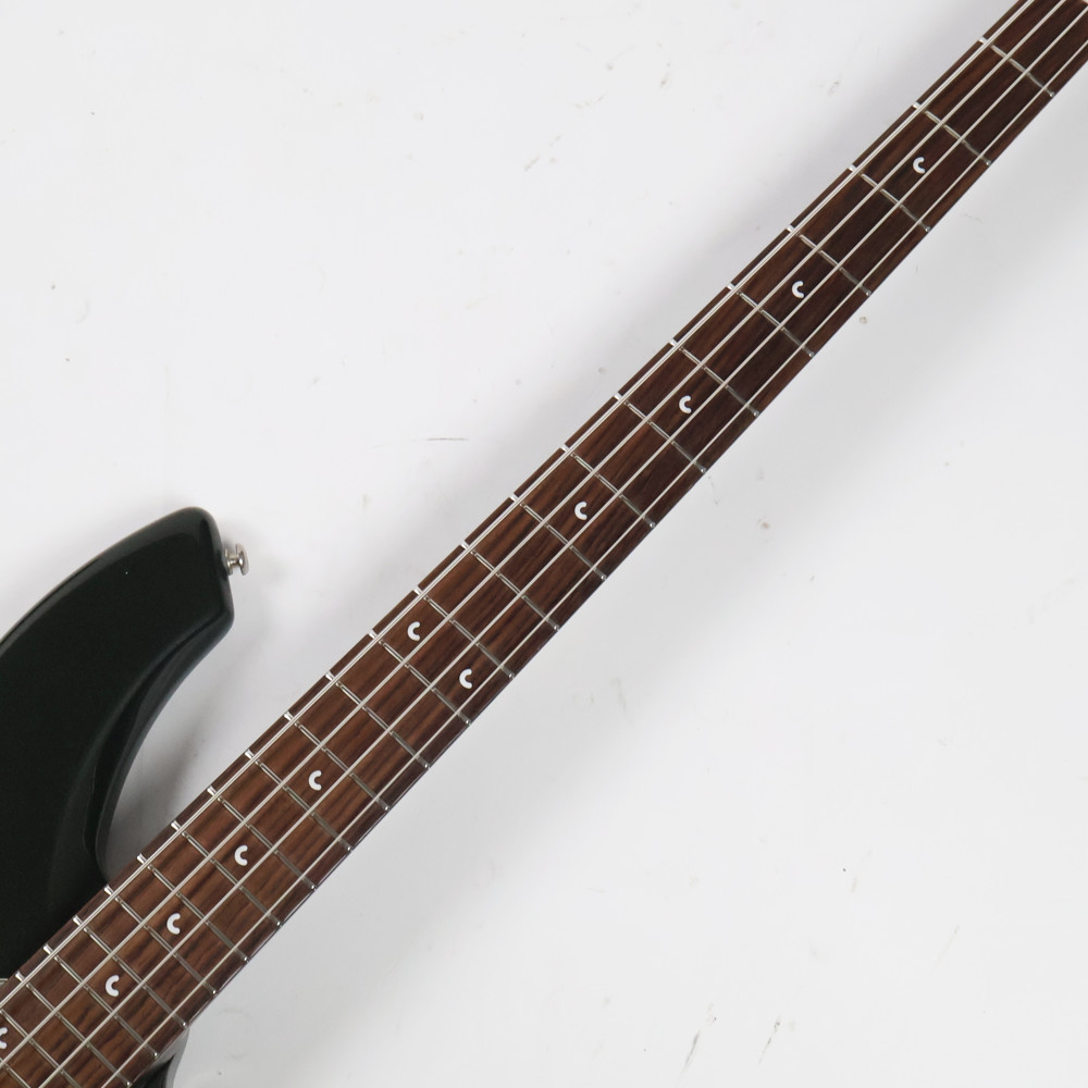 【中古】MUSIC MAN ミュージックマン BONGO4 HS Piezo Sapphire Black 2003年製 エレキベース 指板