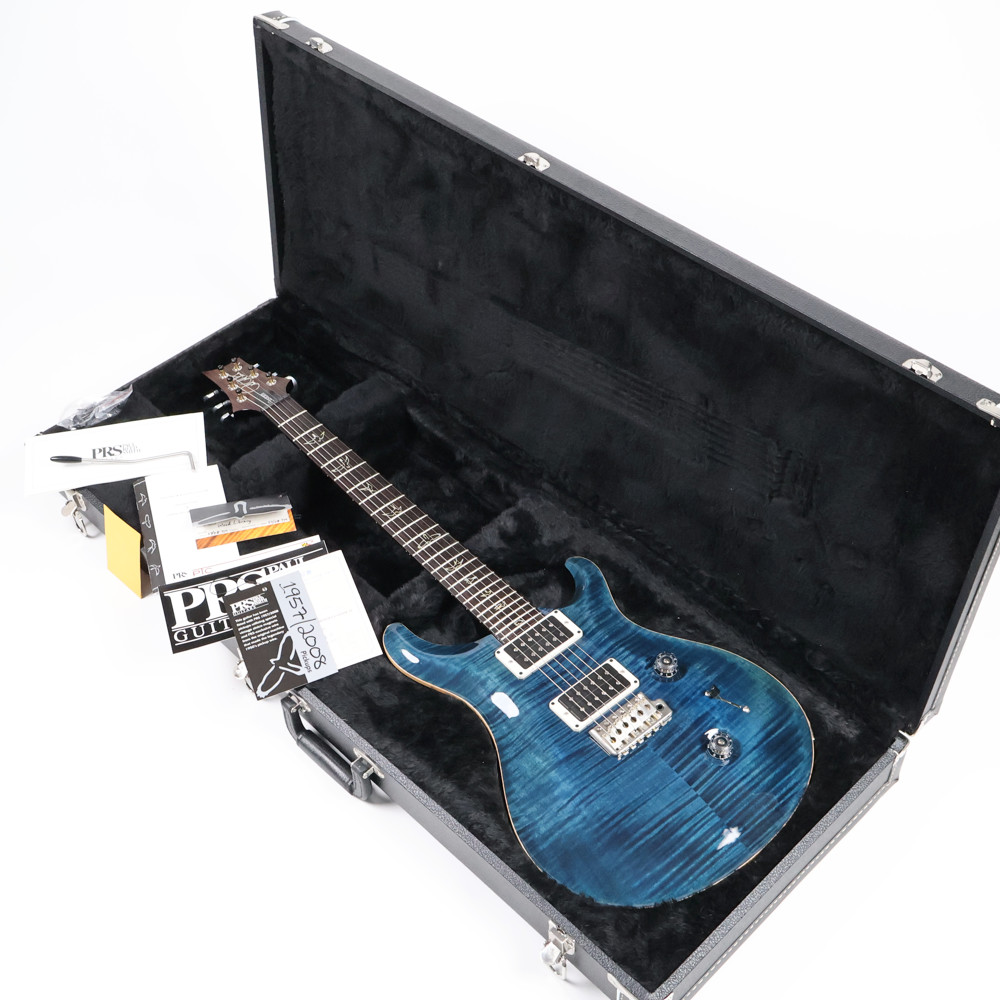 中古】 エレキギター PRS Custom 24 Whale Blue Wood Library KID