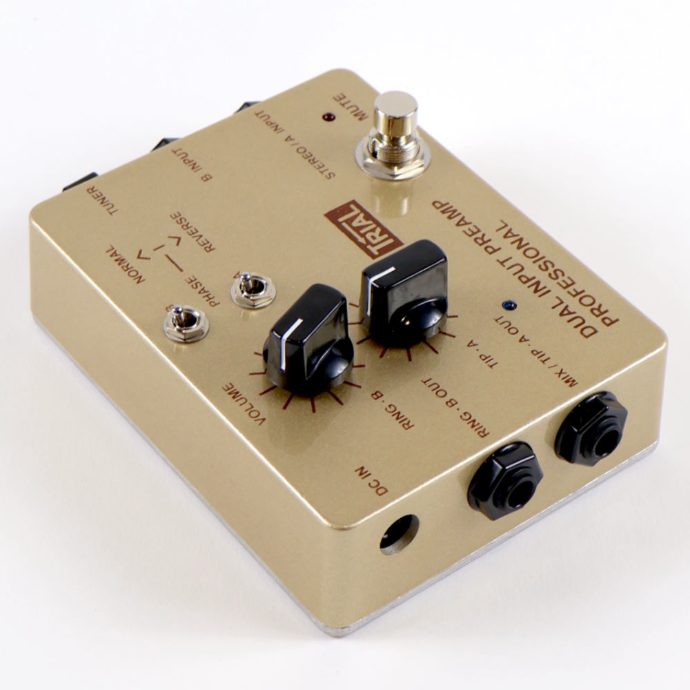 中古】 アコースティックギター用プリアンプ TRIAL DUAL INPUT PREAMP