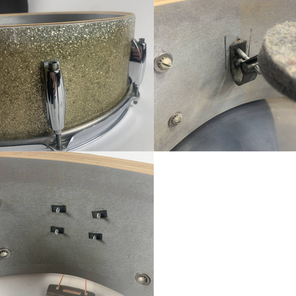 【中古】 スネアドラム グレッチ GRETSCH 1960年代モデル 14x5.5 パーツ