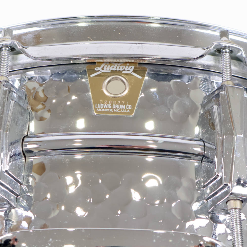【中古】 スネアドラム ラディック Ludwig LM400K Supraphonic 14×5 ハンマードシェル プレート