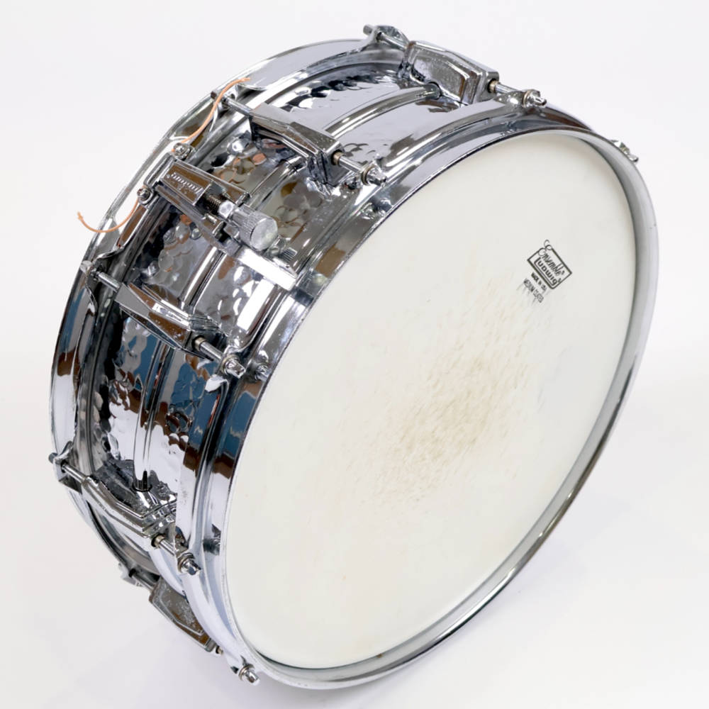 【中古】 スネアドラム ラディック Ludwig LM400K Supraphonic 14×5 ハンマードシェル サイド