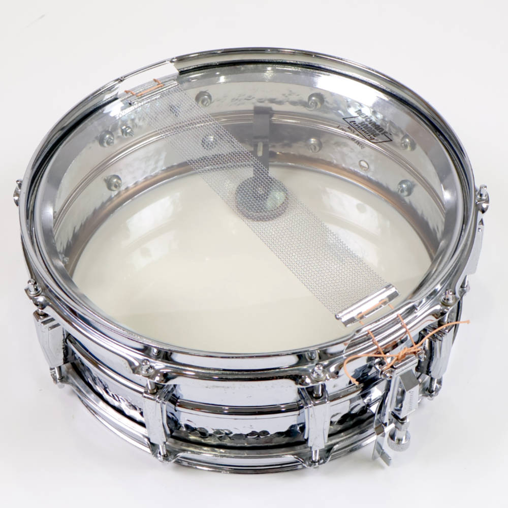 【中古】 スネアドラム ラディック Ludwig LM400K Supraphonic 14×5 ハンマードシェル 裏面