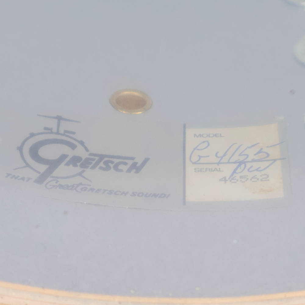 【中古】 スネアドラム グレッチ GRETSCH G-4155PW 14x6.5 ロゴ