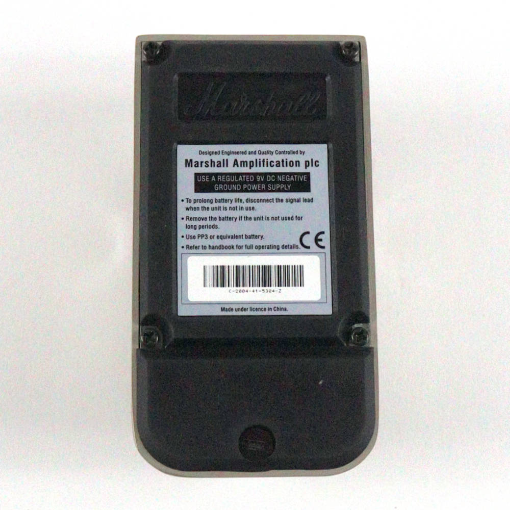 【中古】 オーバードライブ エフェクター MARSHALL マーシャル BB-2 Bluesbreaker II ギターエフェクター ボトム画像