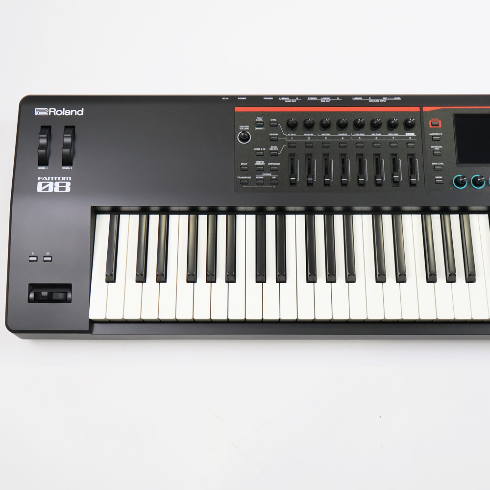 【中古】 ROLAND FANTOM-08 MUSIC WORKSTATION シンセサイザー キーボード 筐体